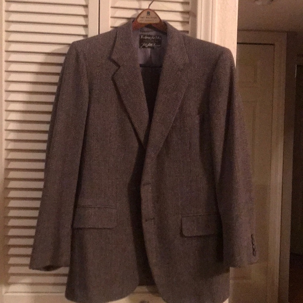 Saks Men’s Brown Tweed Jacket